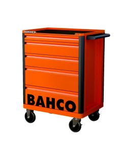 Bahco Werkstattwagen mit 5 Schubladen, Orange, 1472K5